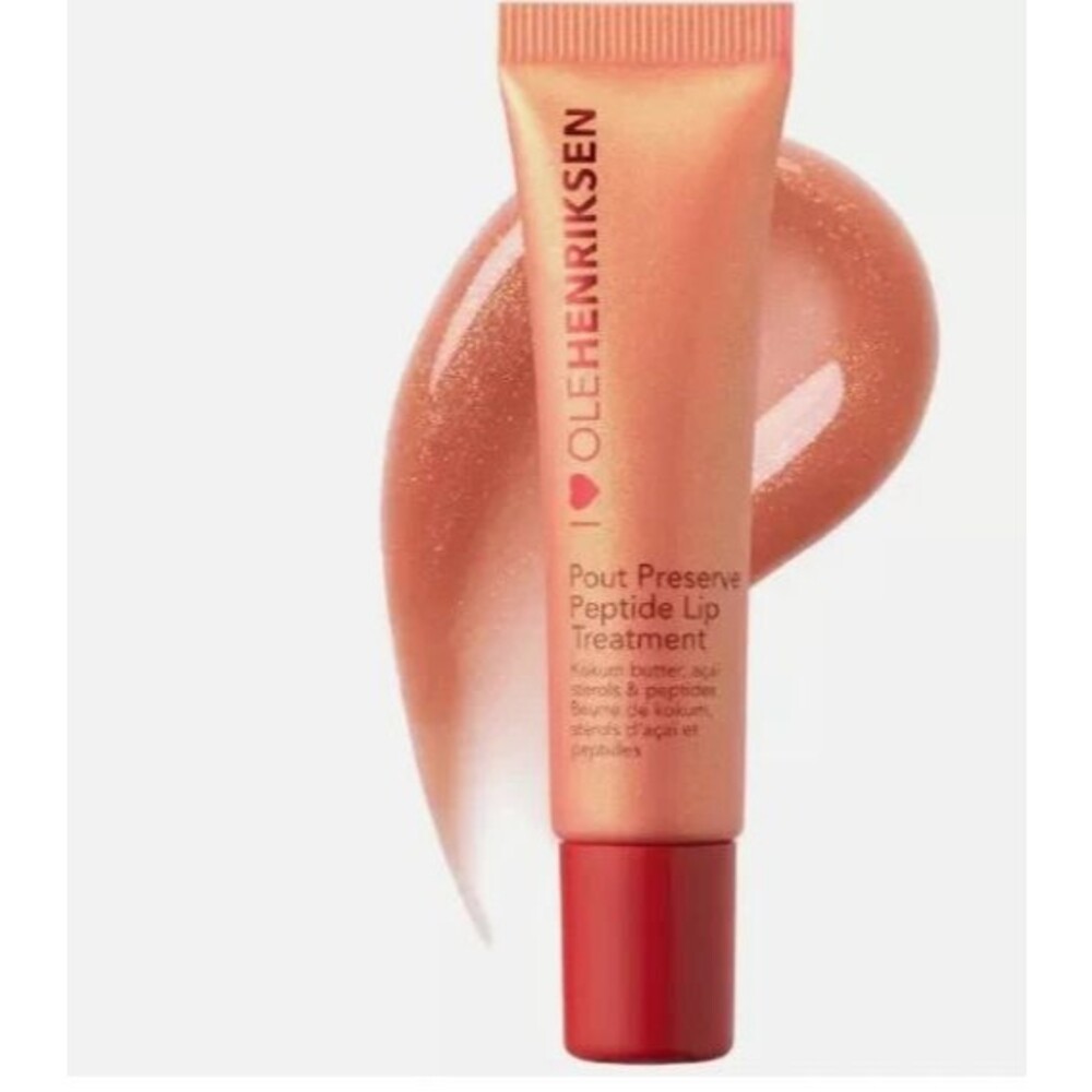 Ole Henriksen Pout Preserve Lip Treatment – Strawberry Sorbet Glimmer, 0.4 oz